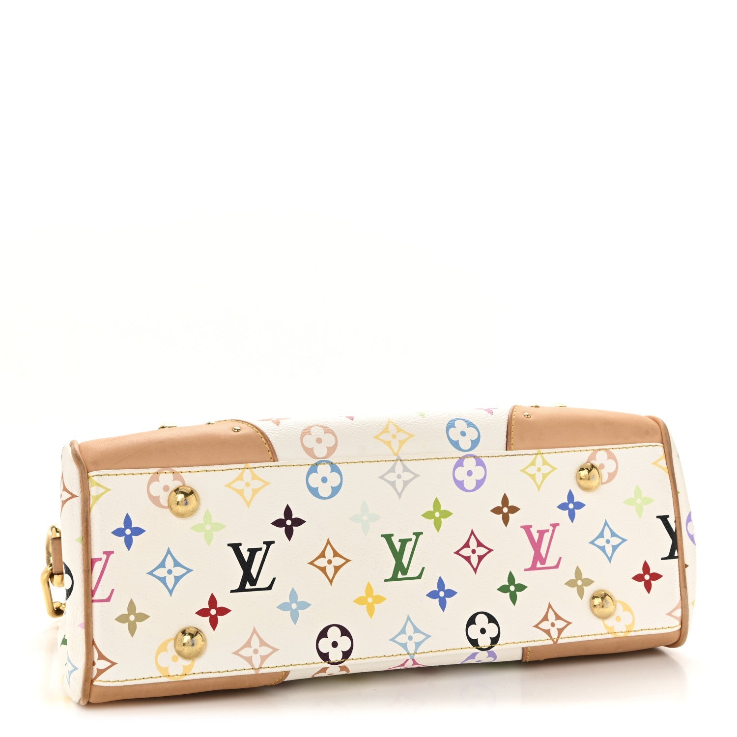Monogram Multicolor Beverly MM White