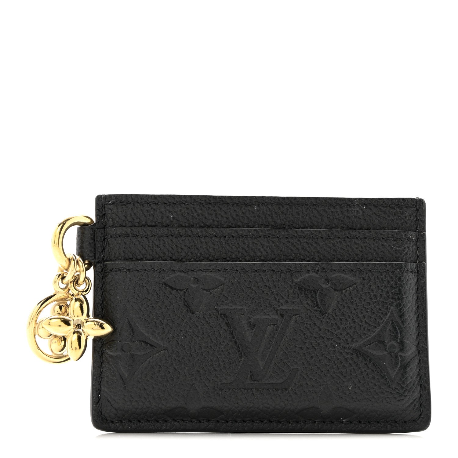 Empreinte Monogram LV Charms Card Holder Black