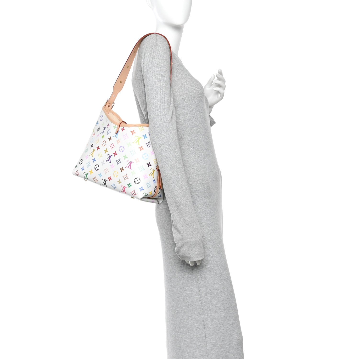 LV X TM Monogram Multicolor CarryAll PM White