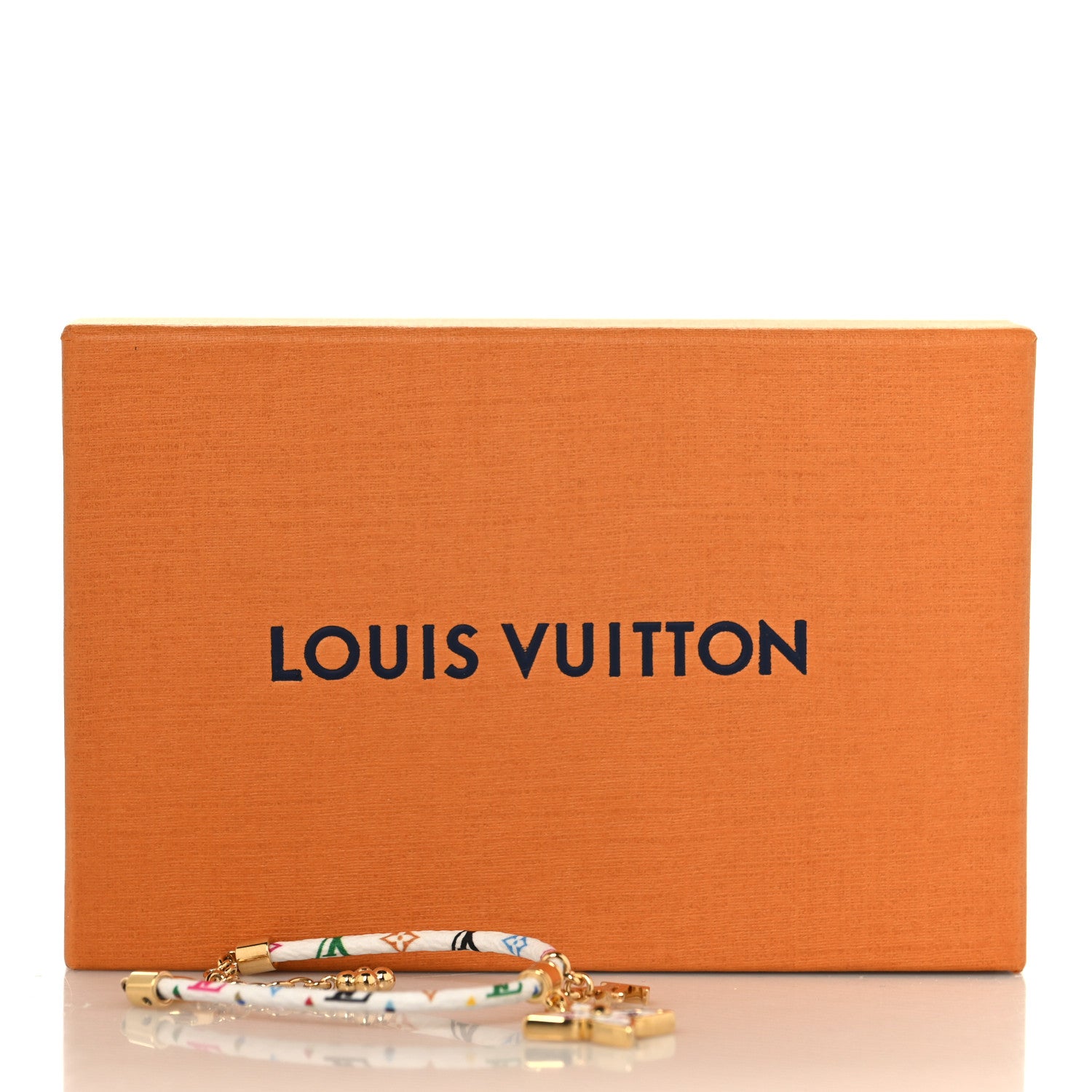 LV X TM Monogram Multicolor Charms Bracelet White