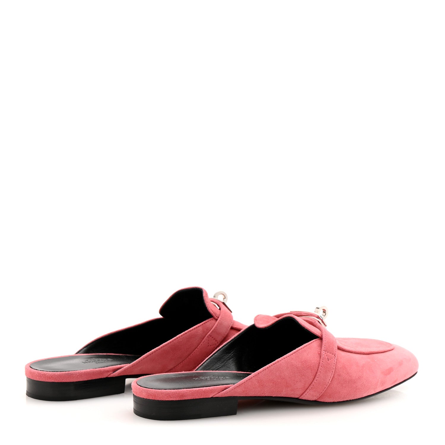 Suede Goatskin Oz Mules 38 Rose De Venise