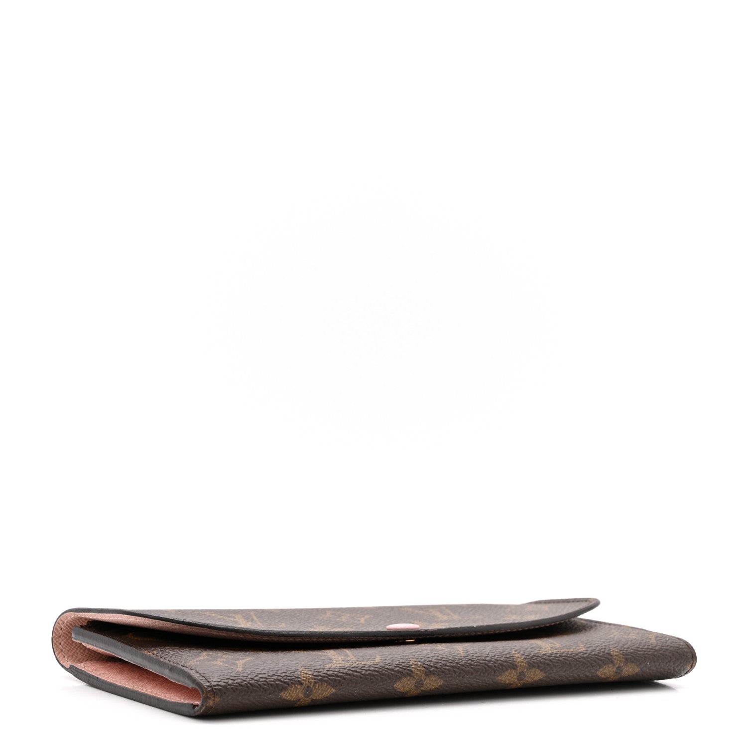 Monogram Emilie Wallet Rose Ballerine