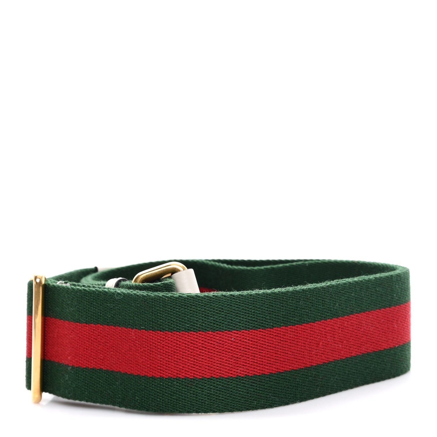 Canvas Web Shoulder Strap Green Red White