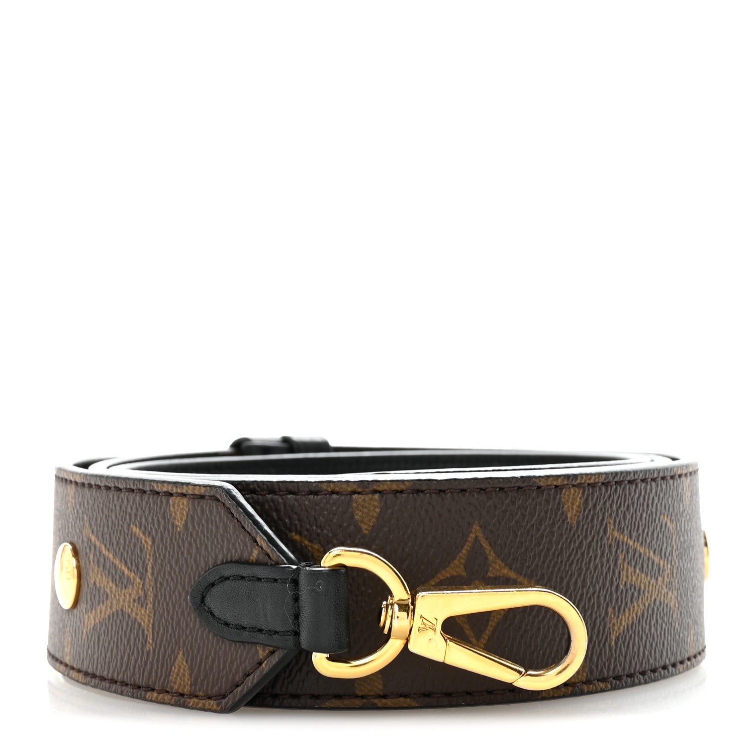 Monogram Adjustable Bandouliere Shoulder Strap Black
