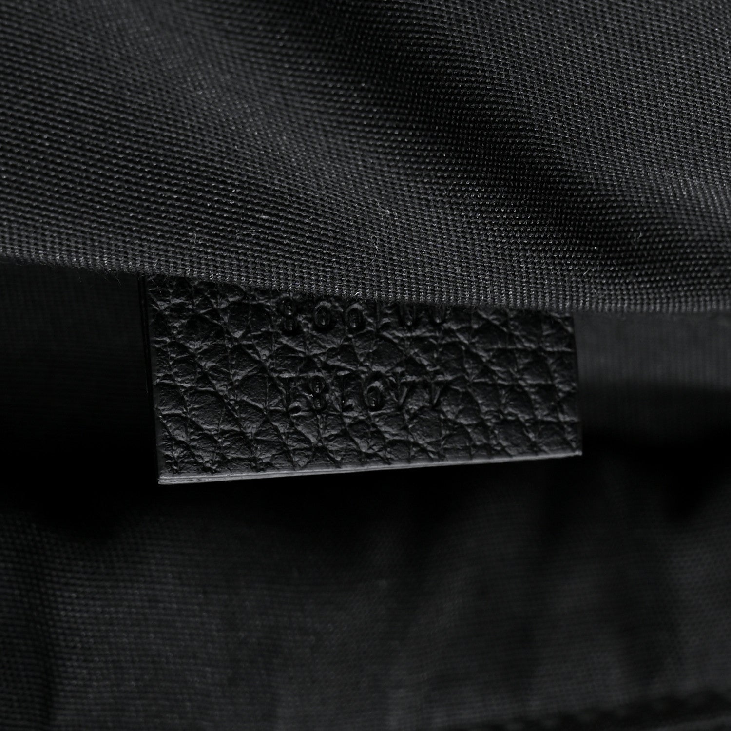 Nylon Monogram Slim Backpack Black