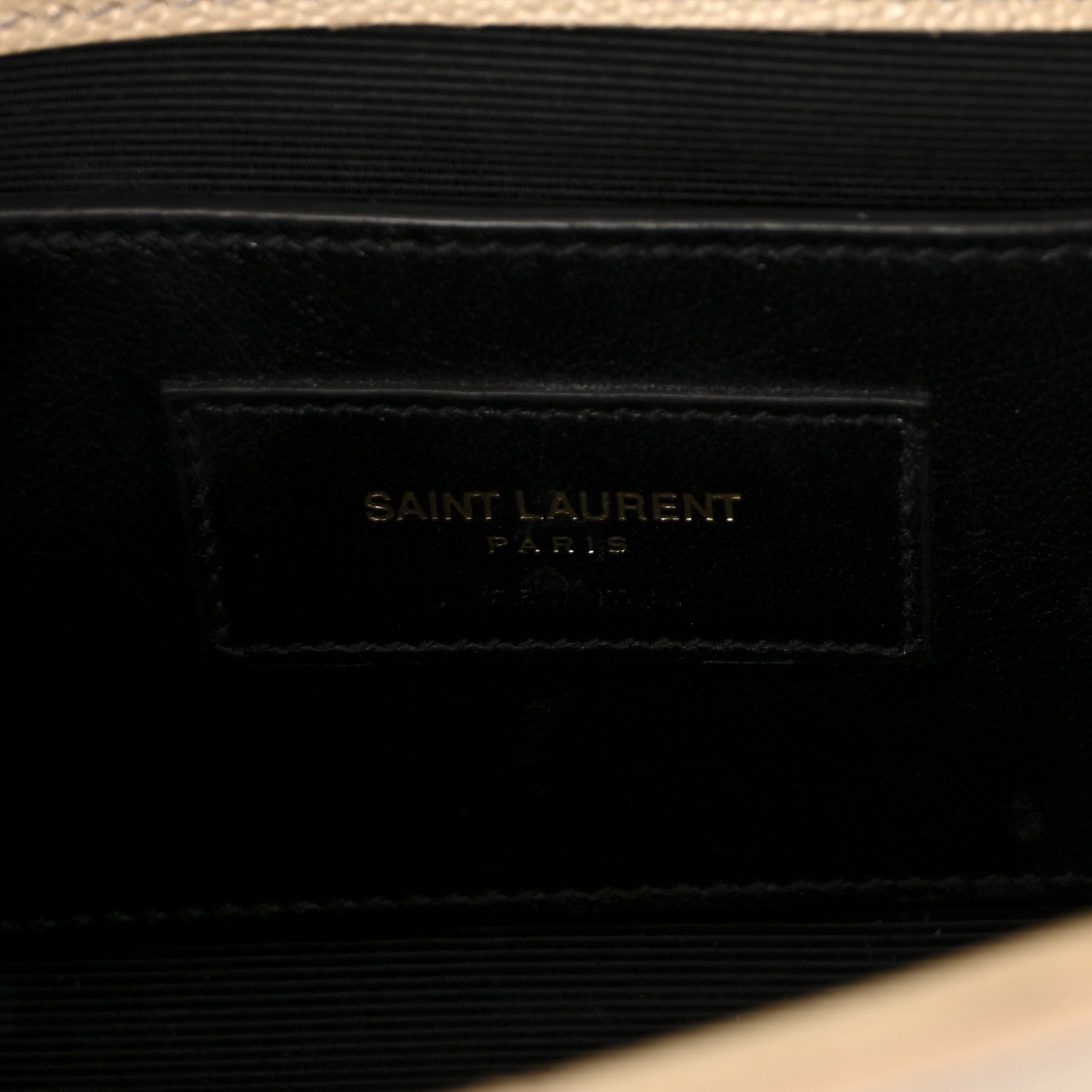 Grain De Poudre Small Monogram Kate Satchel Dark Beige