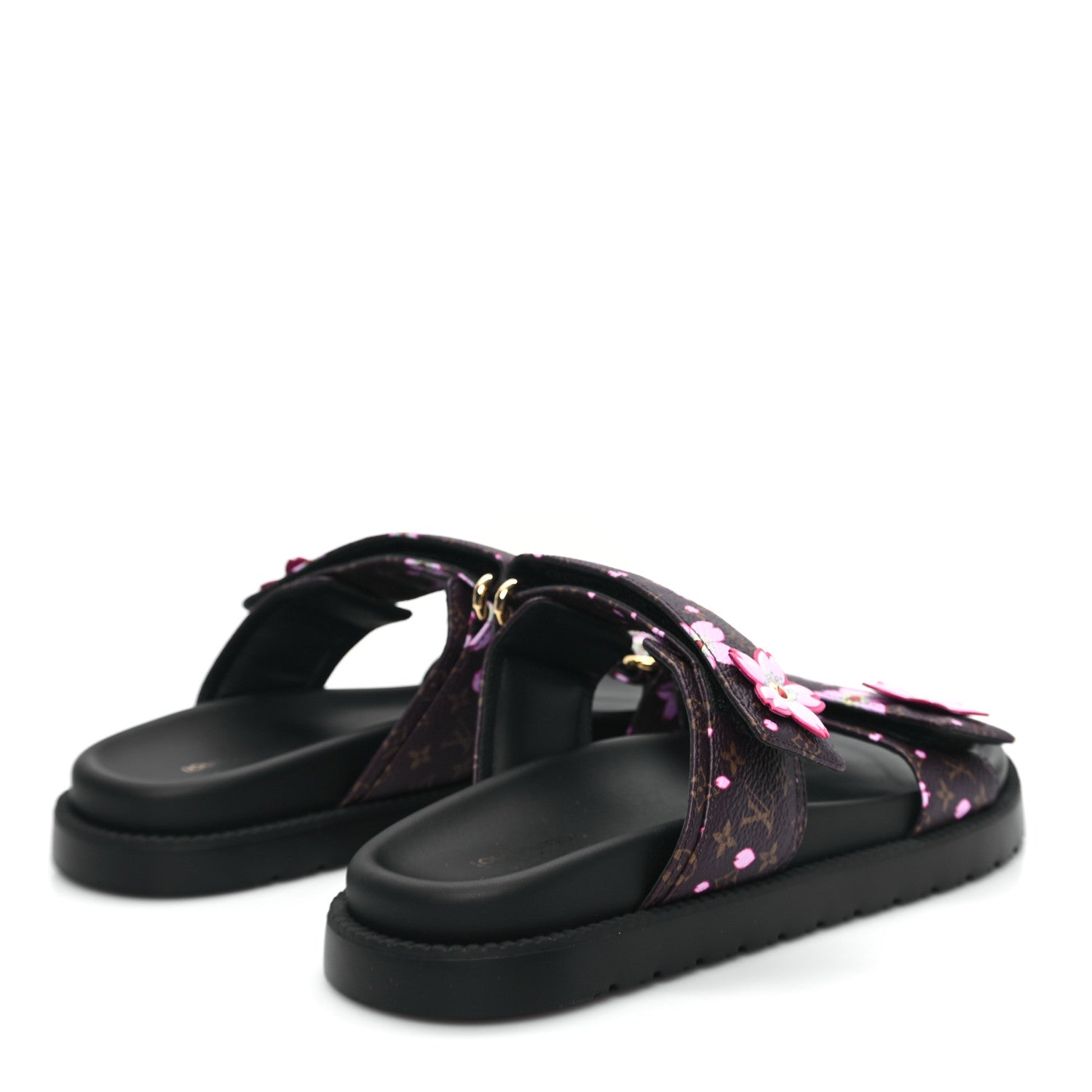 LV X TM Monogram LV Sunset Flat Comfort Mule 37 Sakura Brown