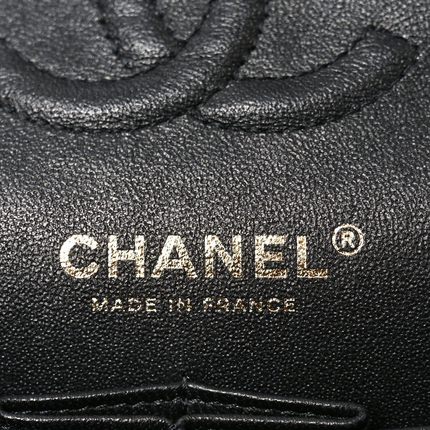 Lambskin Chevron Quilted Small Double Flap Black