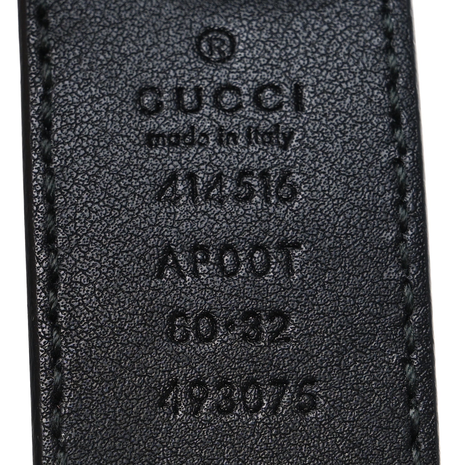Calfskin Double G 30mm Belt 80 32 Black