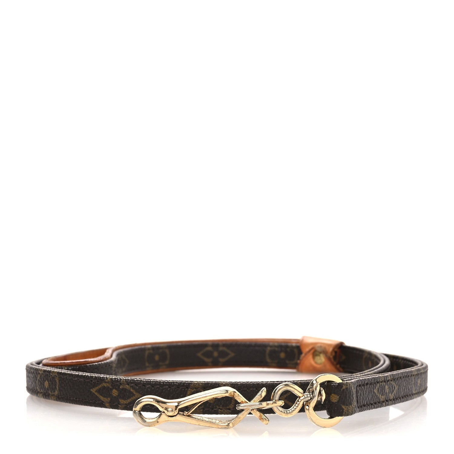 Monogram Baxter Dog Leash MM