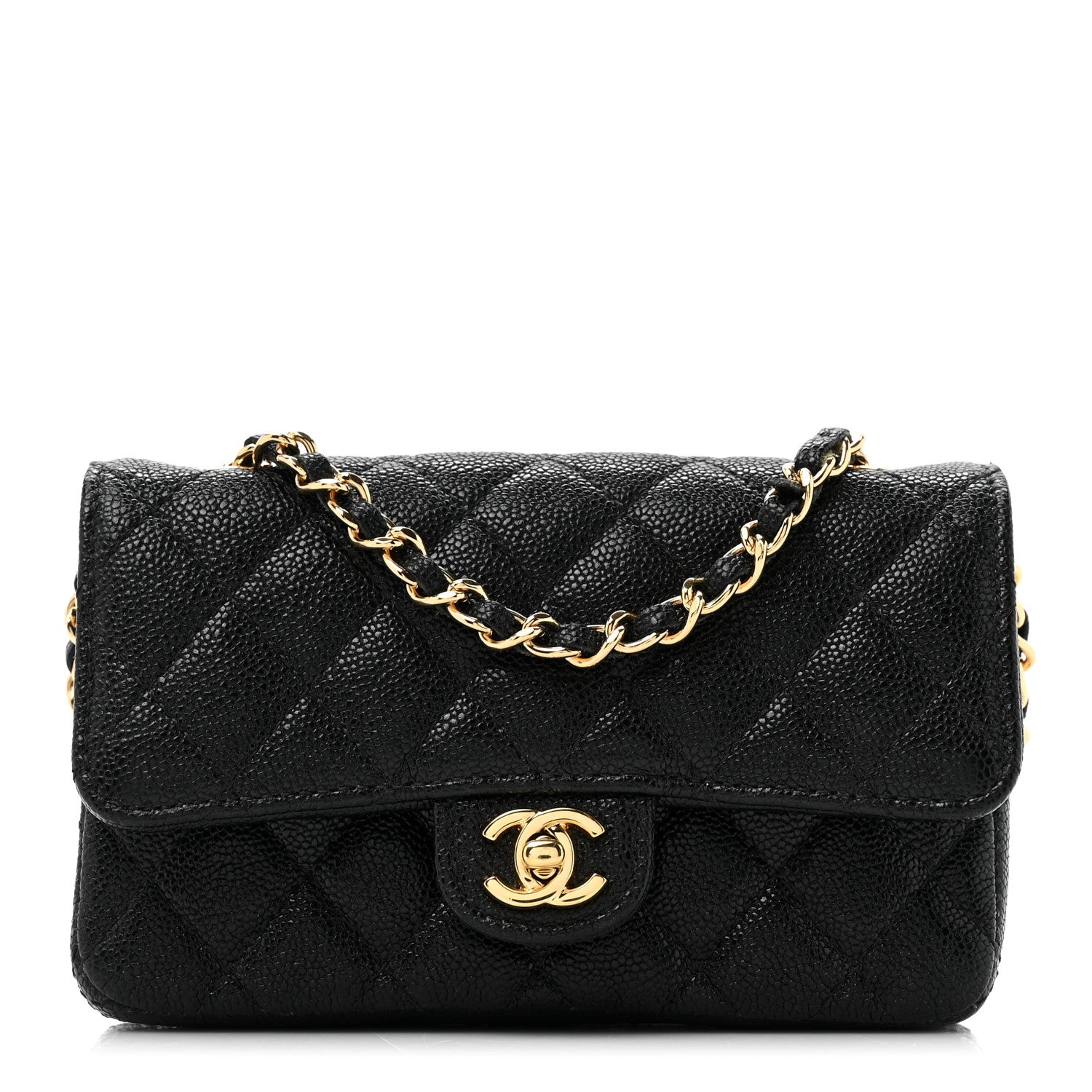 Lambskin Calfskin Tweed Success Story Set of 4 Minis Bags Black