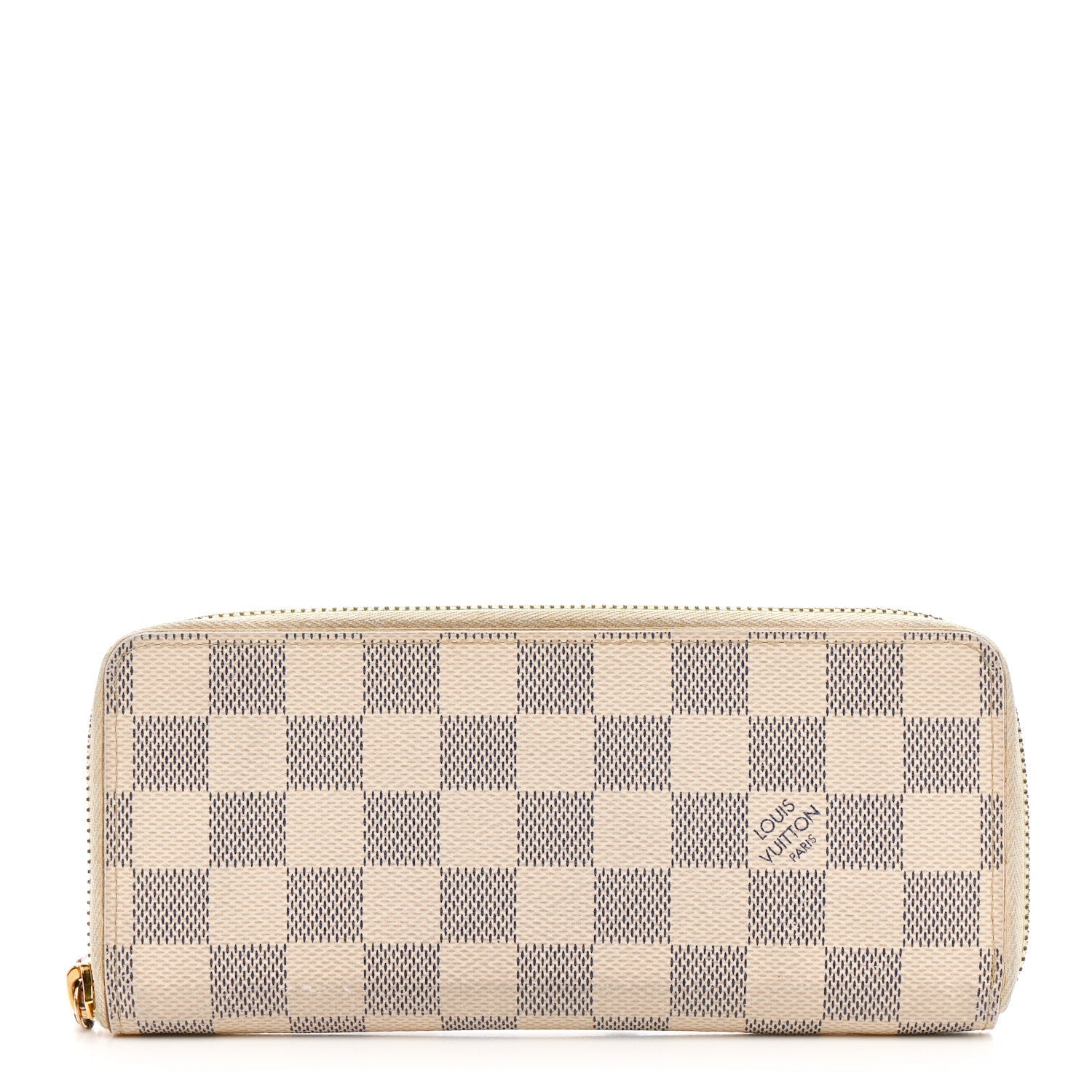 Damier Azur Clemence Wallet Rose Ballerine