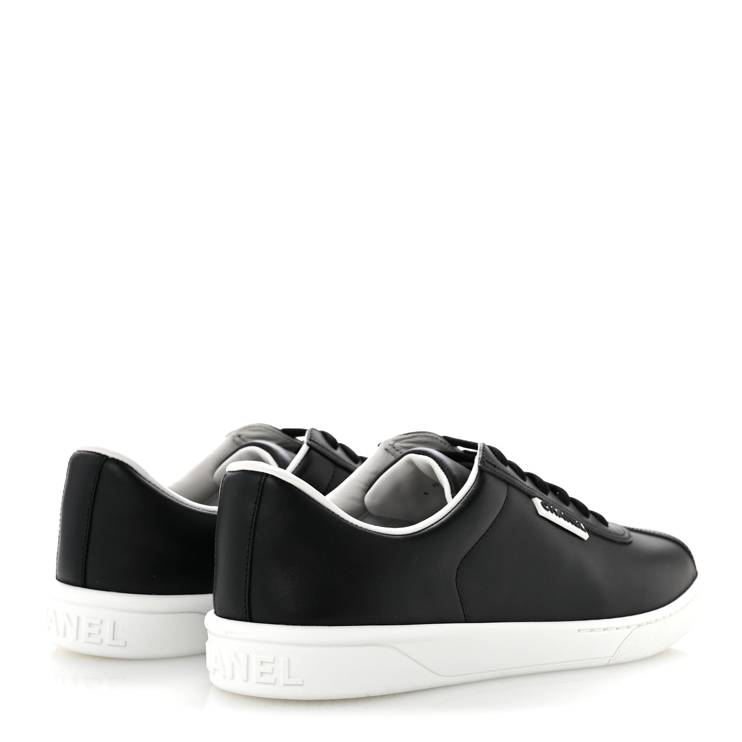 Calfskin CC Uniform Womens Sneakers 40 Black