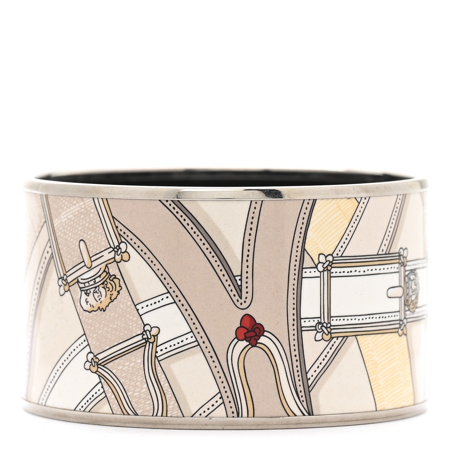 Enamel Printed Extra Wide Cavalcadour Bracelet 62