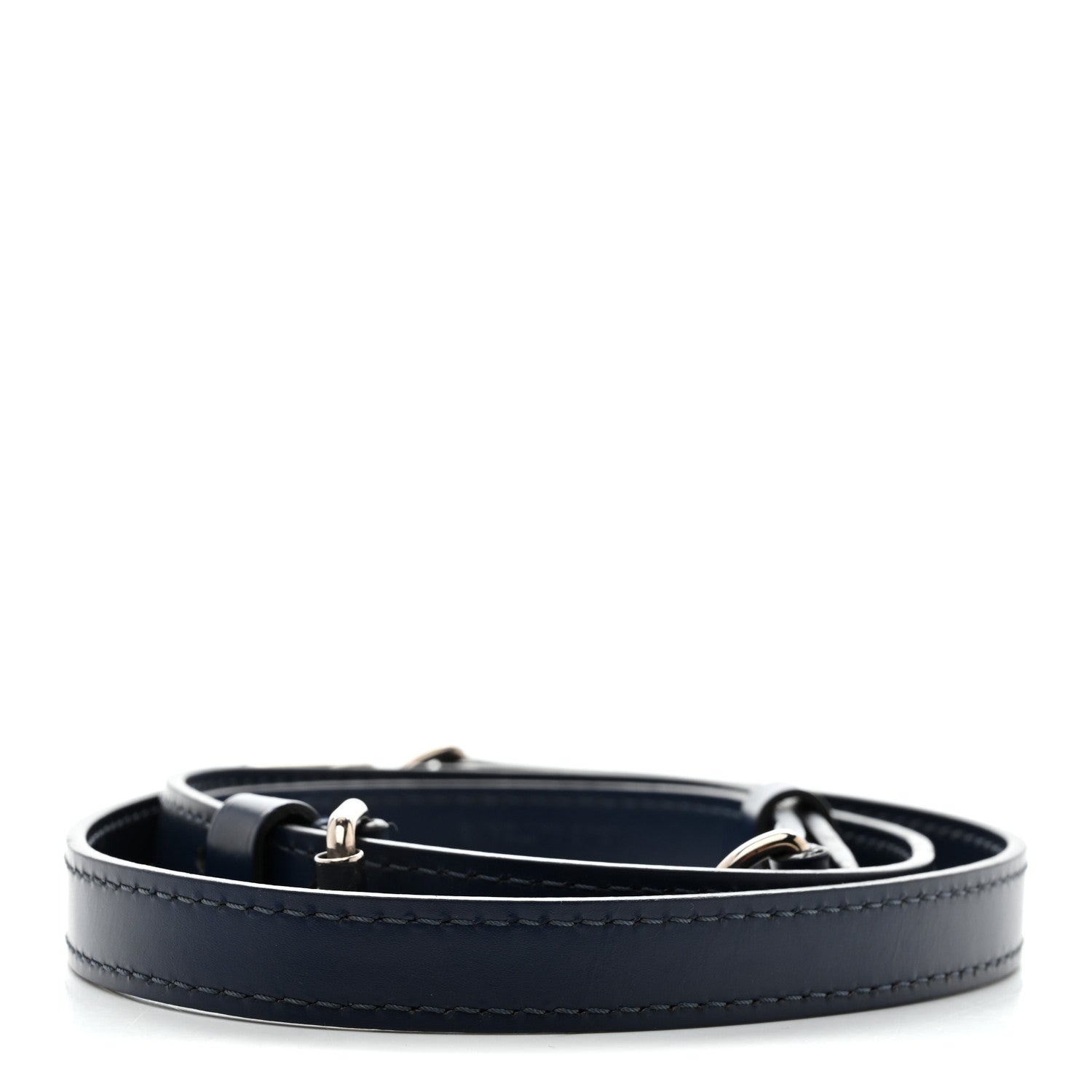 Calfskin Adjustable Keepall Bandouliere Shoulder Strap Blue