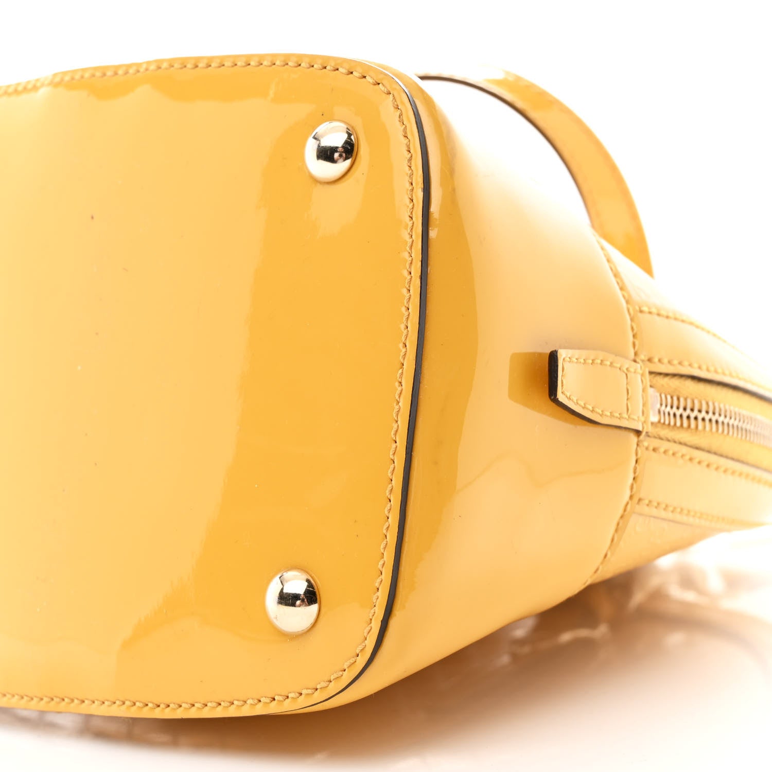 Patent Microguccissima Small Nice Top Handle Dome Bag Bumblebee