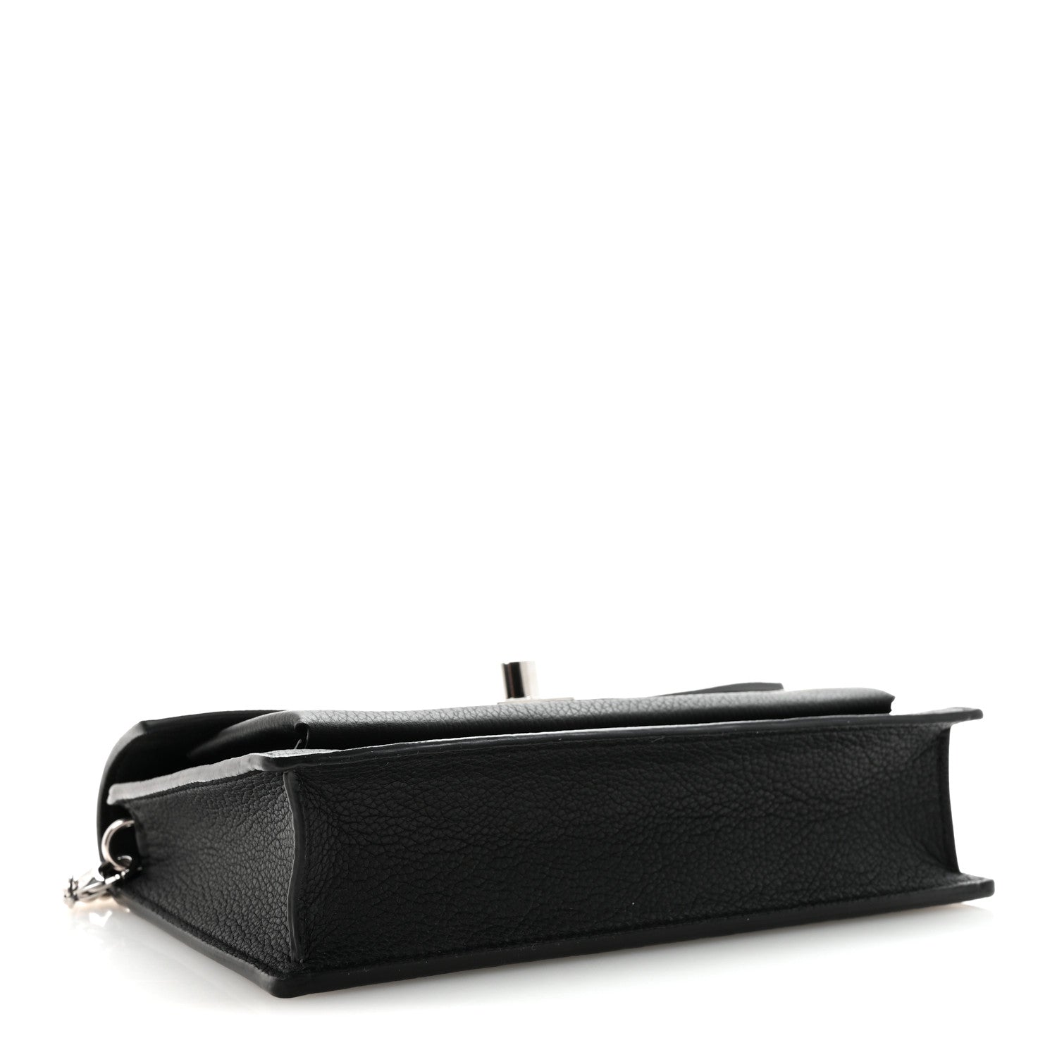 Soft Calfskin My Lockme Chain Pochette Black