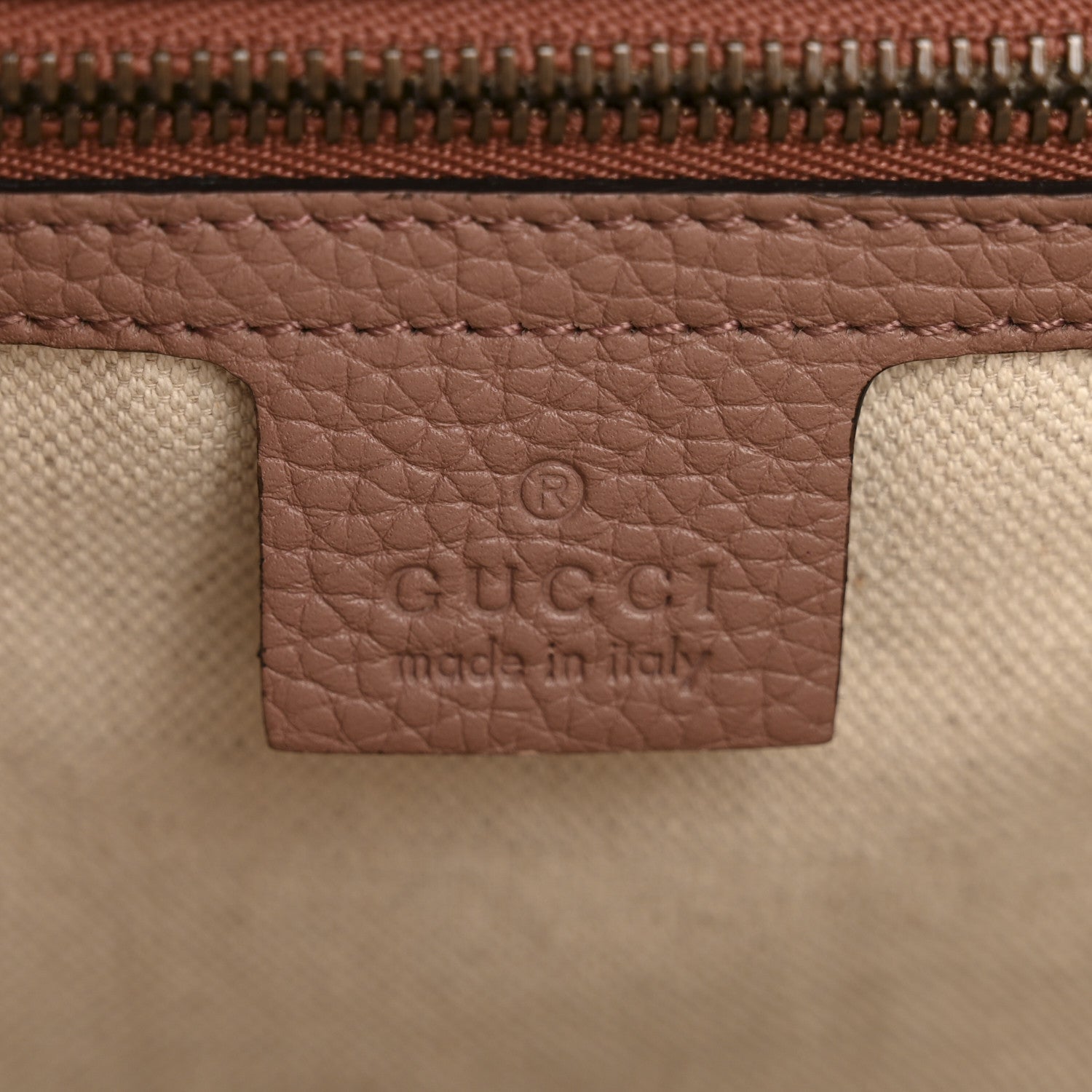 Calfskin Small GG Marmont Top Handle Bag Rosy Phard