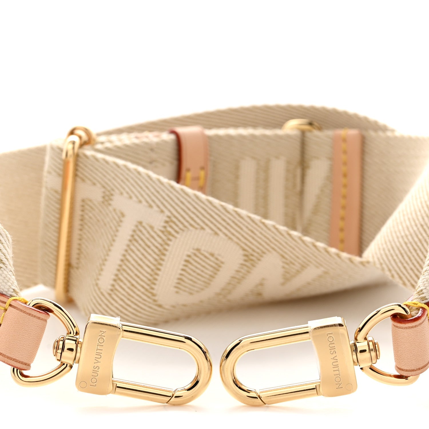 Nylon Coussin Shoulder Strap Beige