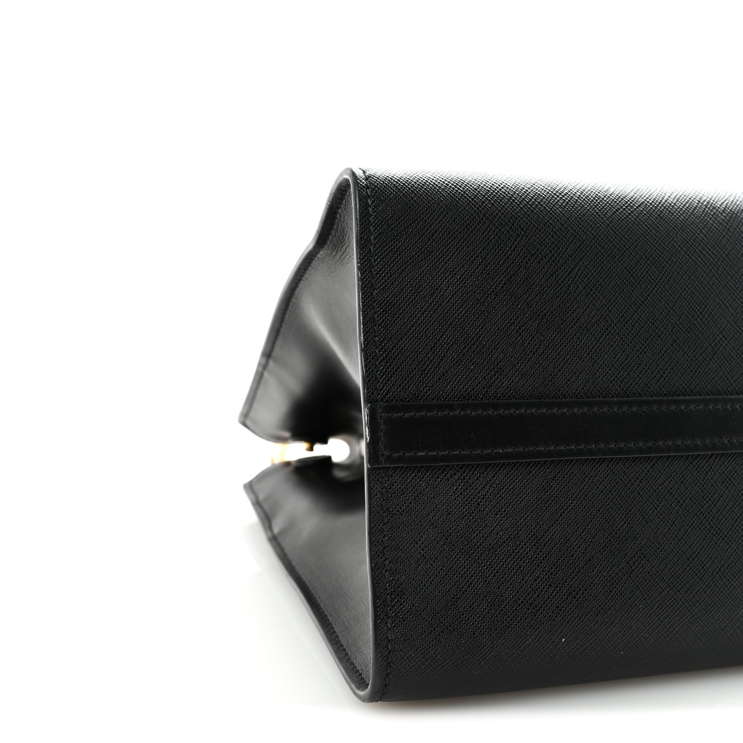 Saffiano City Calfskin Paradigme Bag Black