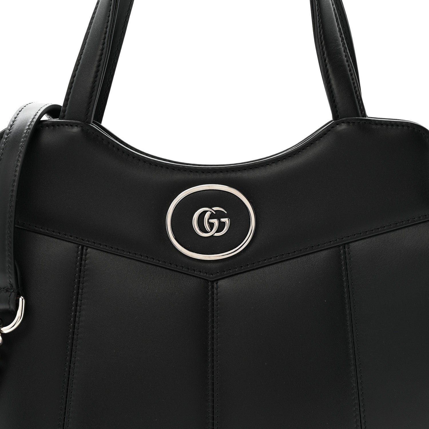 Calfskin Petite GG Small Tote Bag Black