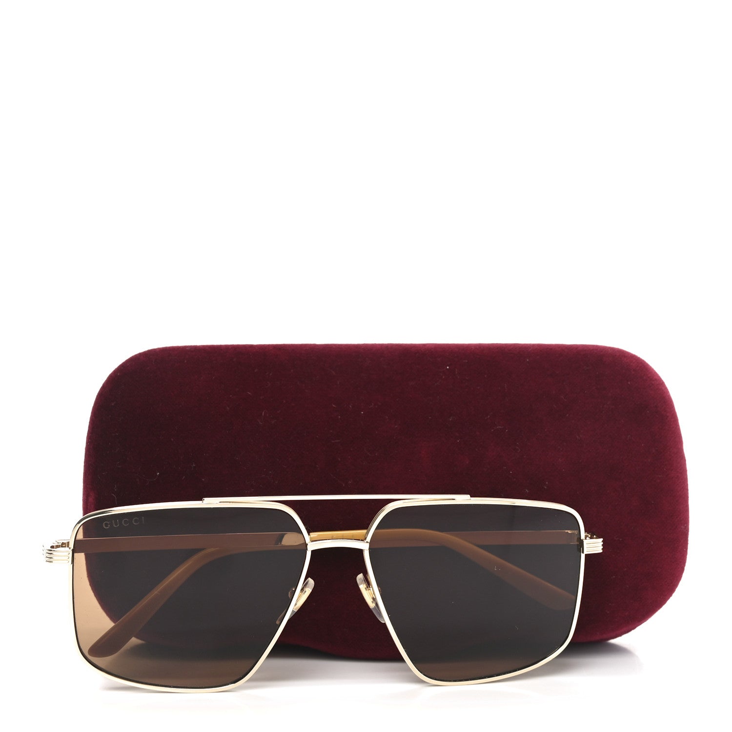 Metal Navigator Sunglasses GG0941S Gold