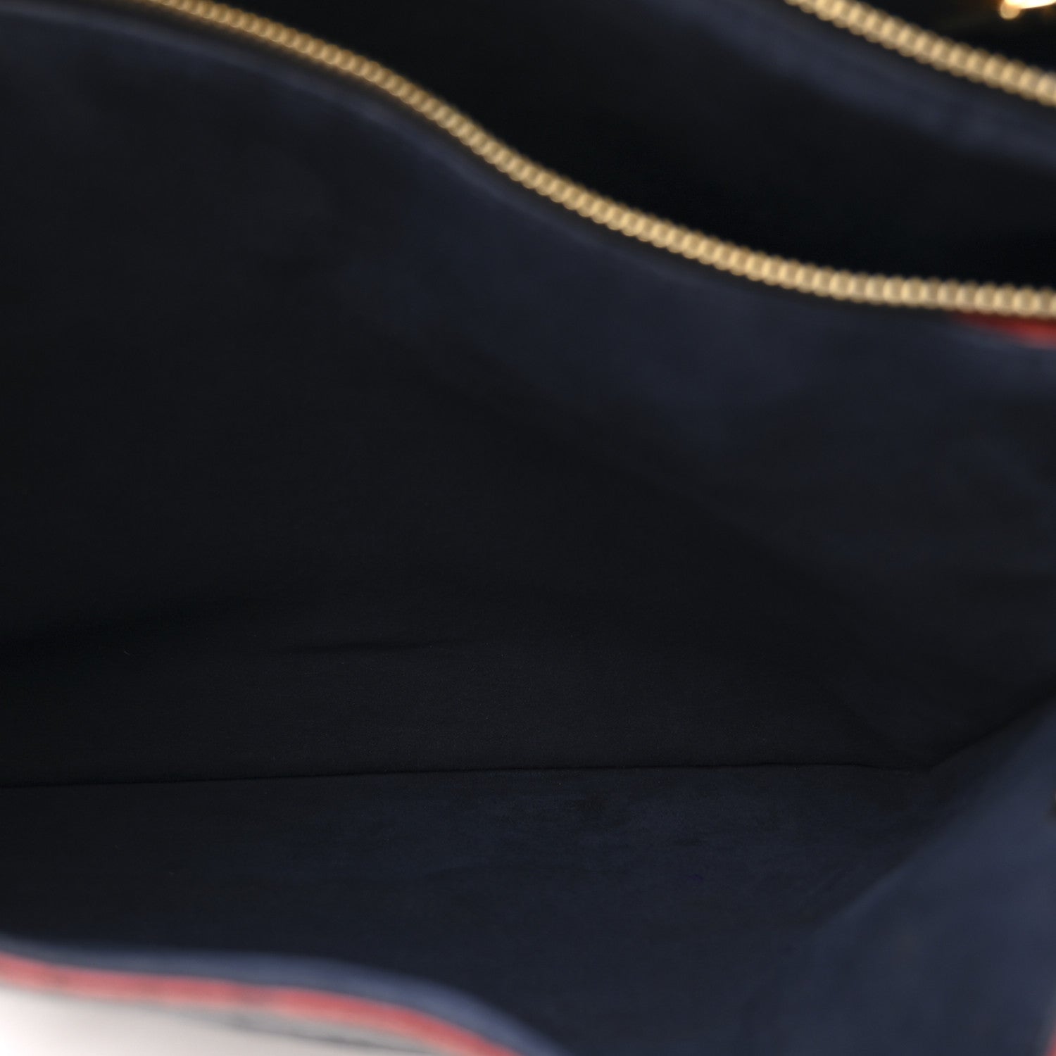 Empreinte Surene MM Marine Rouge