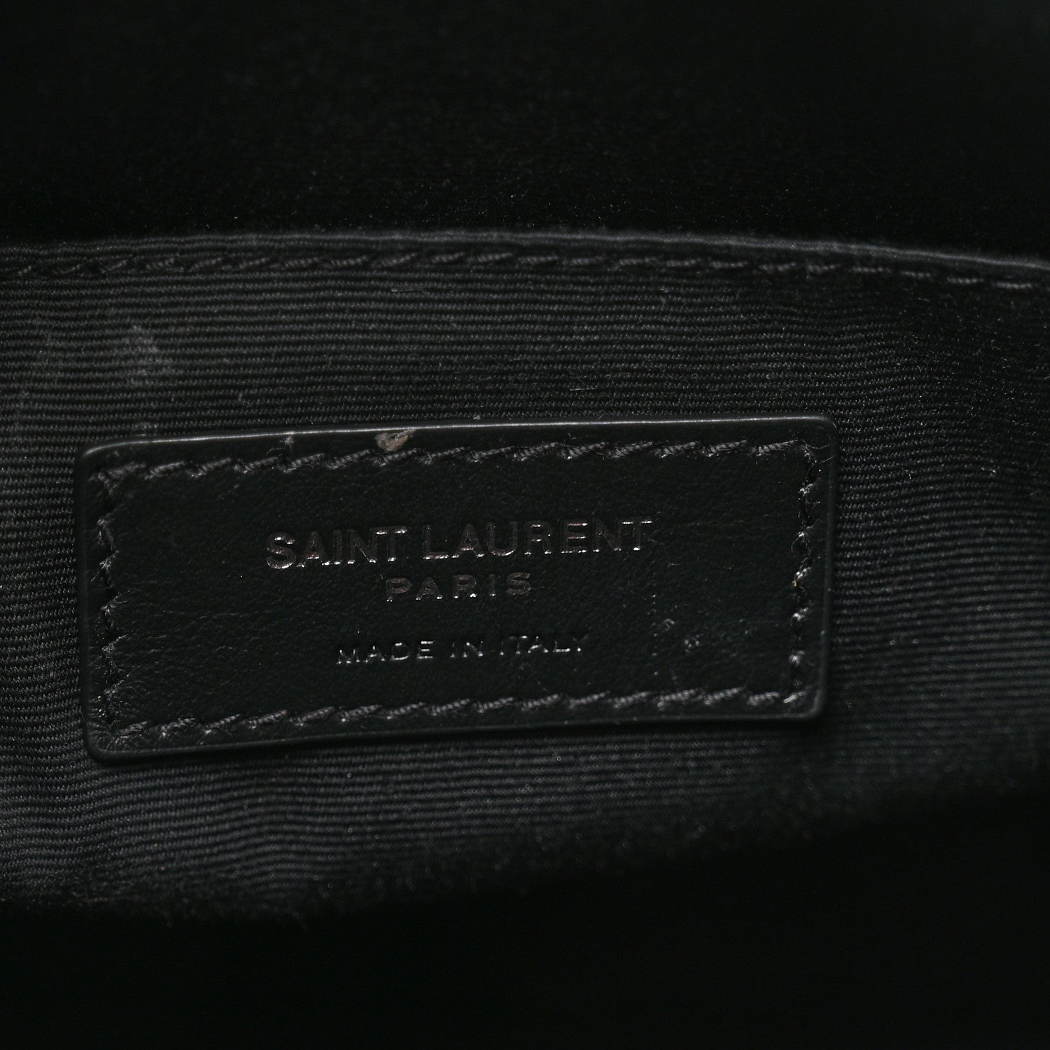 Calfskin Matelasse Monogram Lou Camera Bag Black