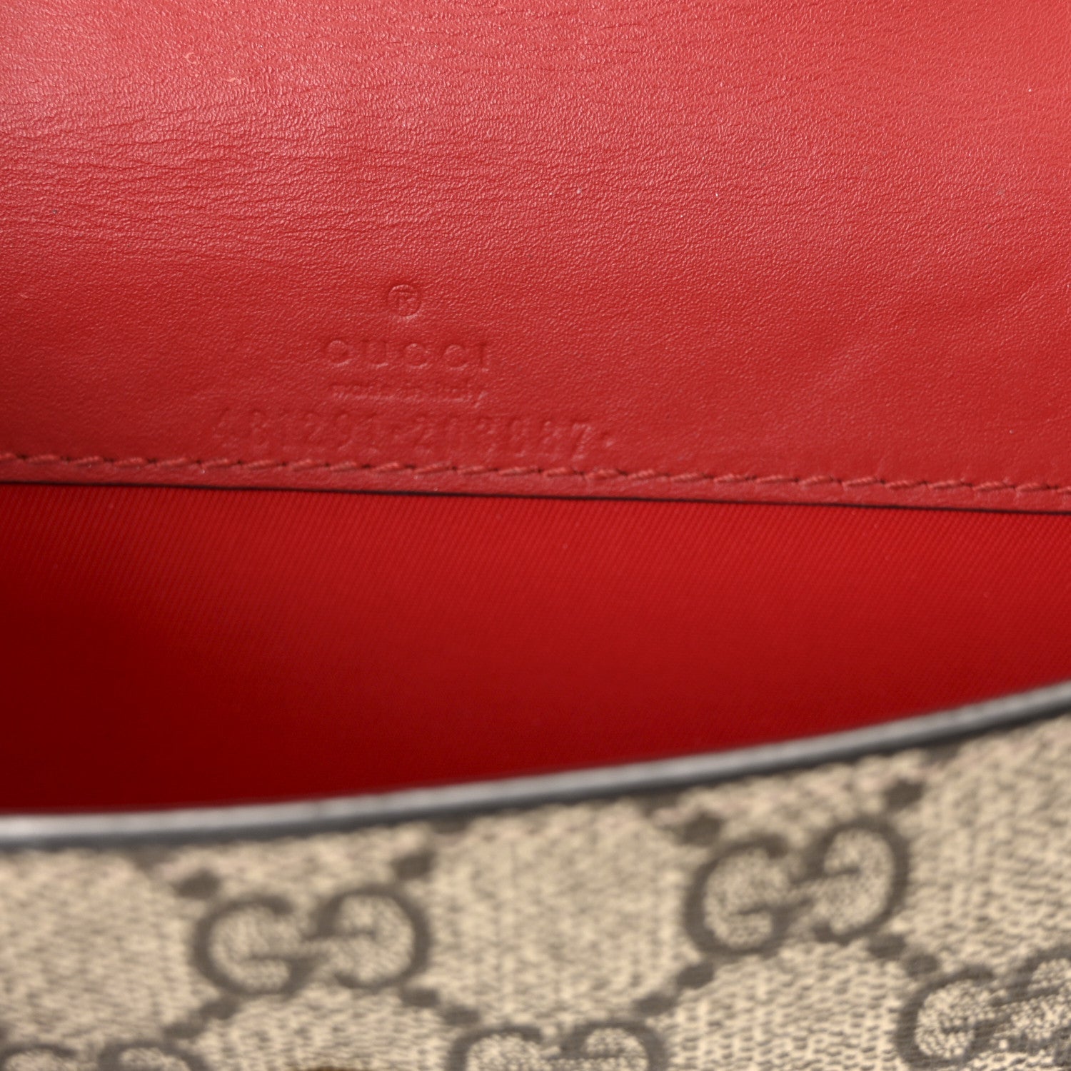GG Supreme Monogram Mini Cherry Chain Bag