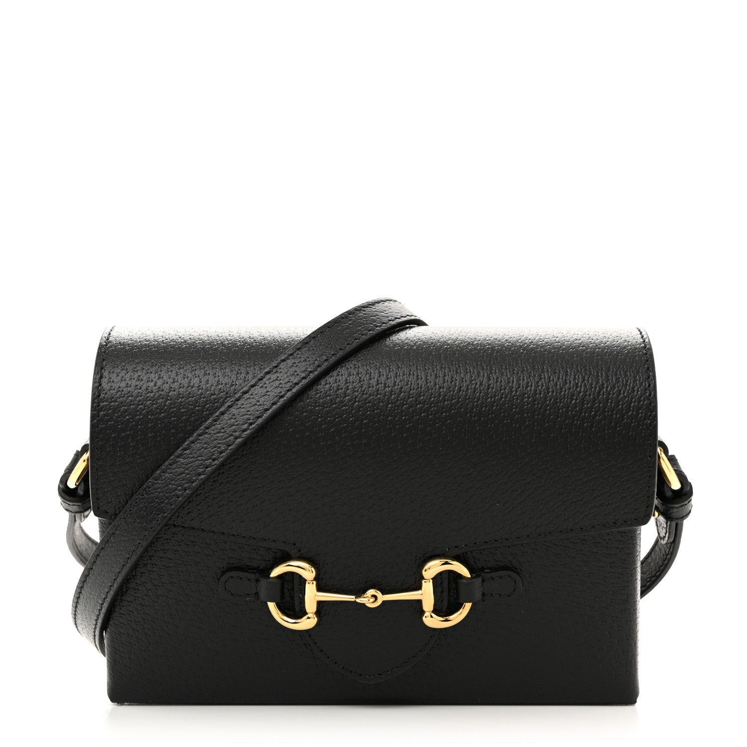 Calfskin Horsebit 1955 Shoulder Bag Black