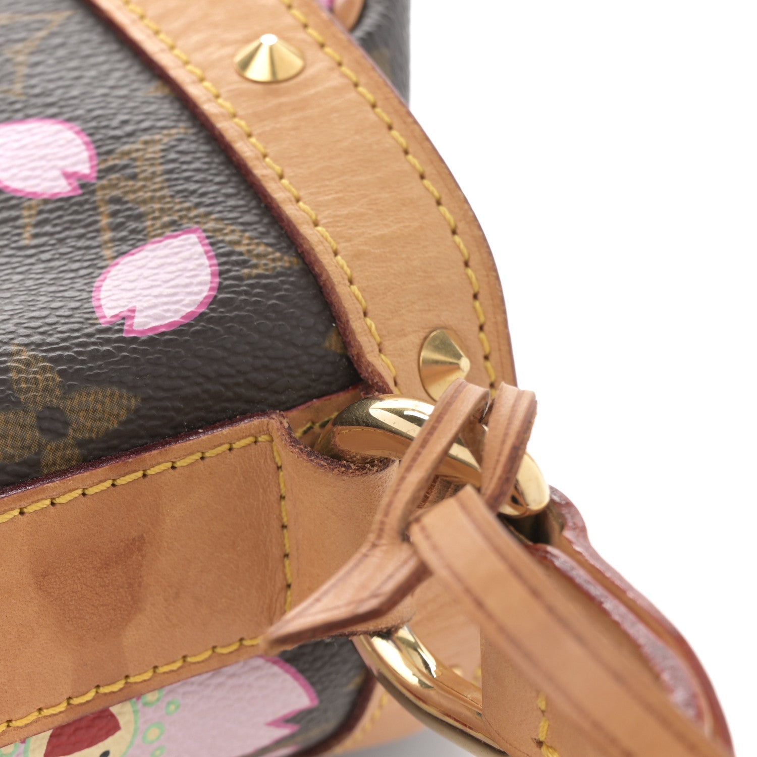 Monogram Cherry Blossom Sac Retro Bag Brown