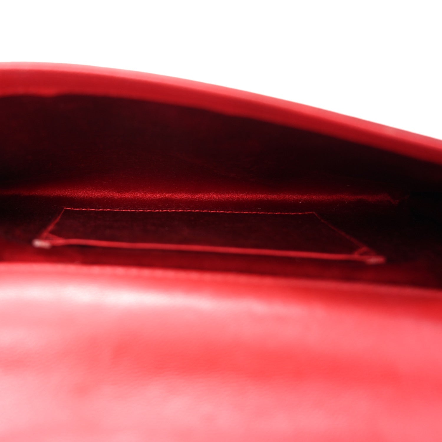 Textured Calfskin Monogram Small Belle De Jour Clutch Red