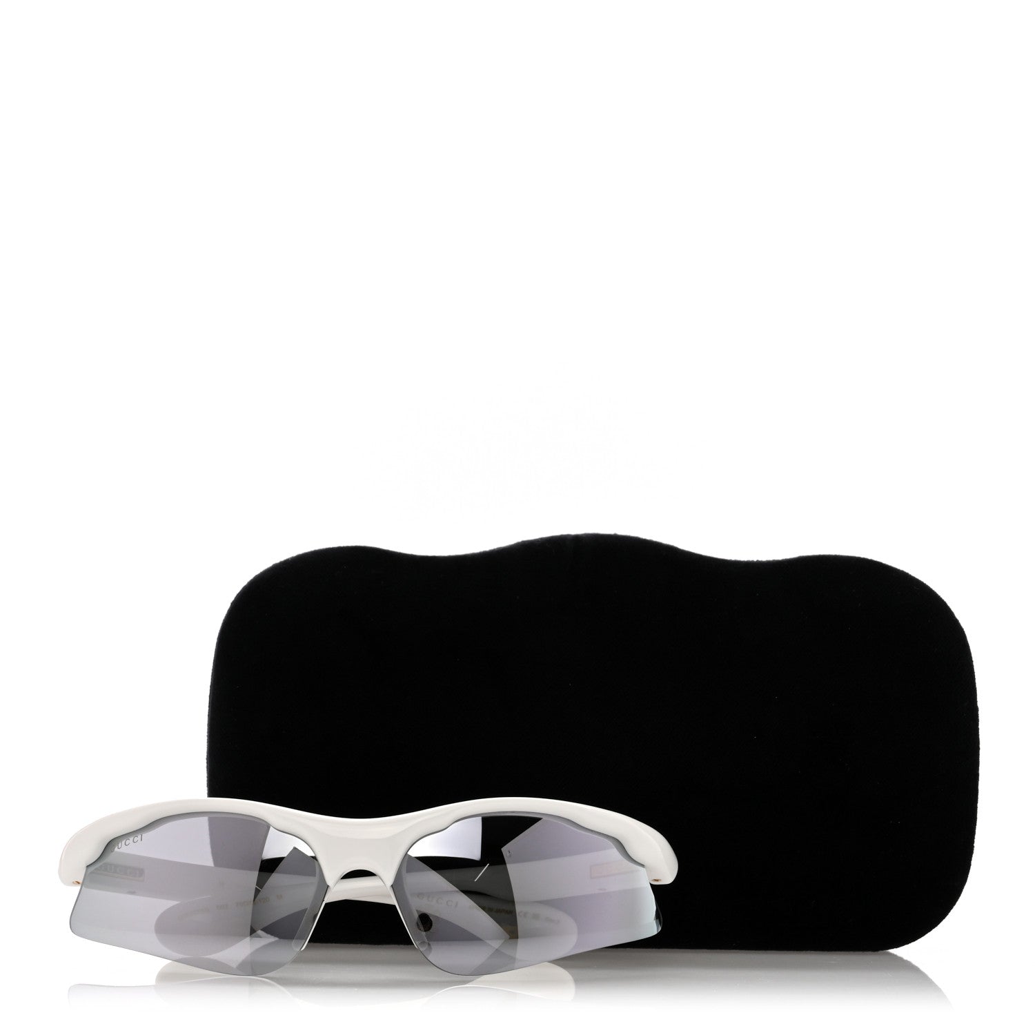 Mask Shaped Frame Sunglasses GG1774S White