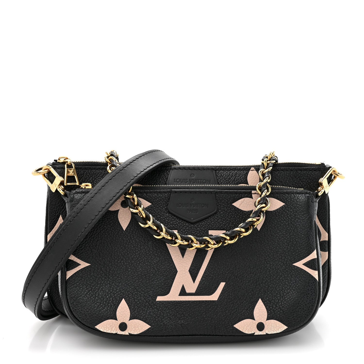 Empreinte Monogram Giant Multi Pochette Accessories Black Beige