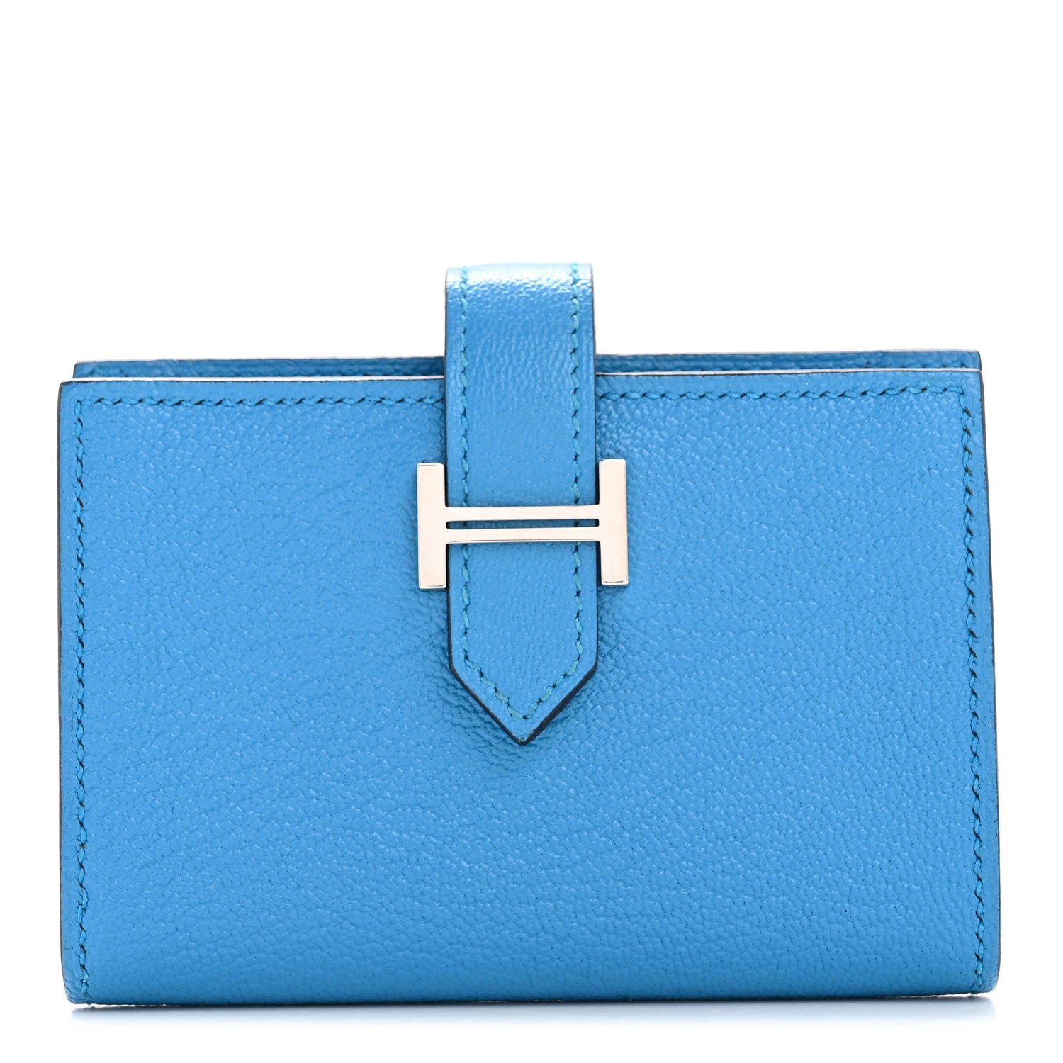Chevre Mysore Mini Bearn Wallet Bleu Frida