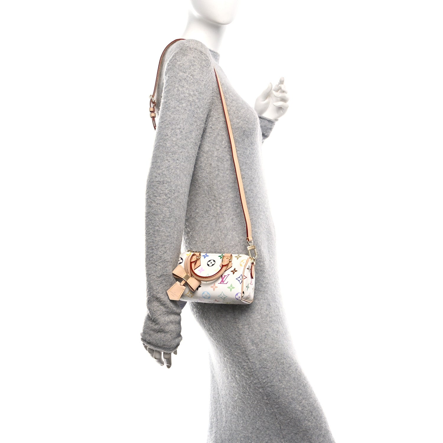 LV X TM Monogram Multicolor Nano Speedy White