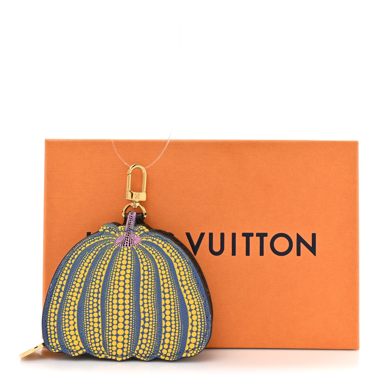 LV X YK Monogram Pumpkin Coin Purse