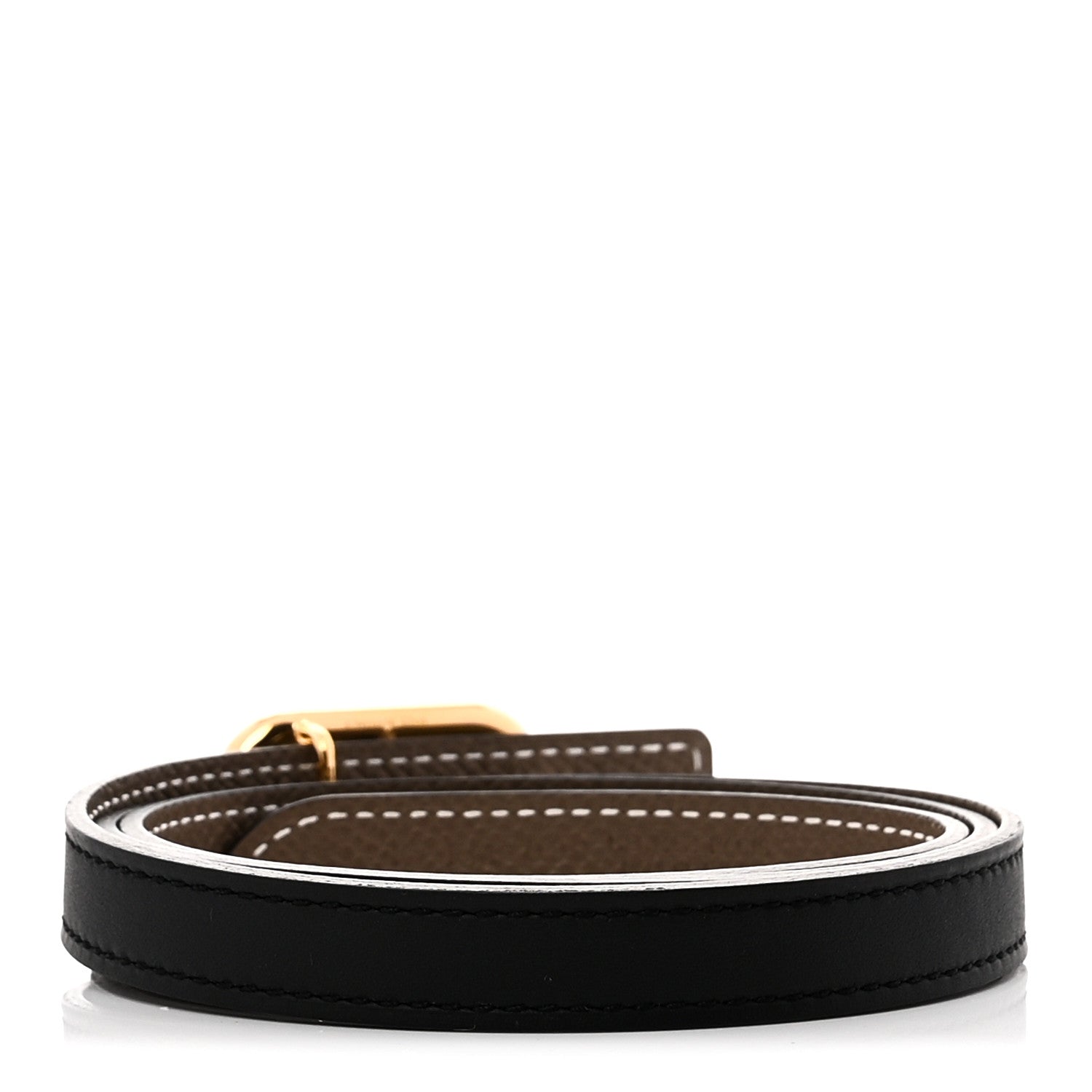 Swift Epsom 13mm Maillon H Belt 75 30 Etoupe Black