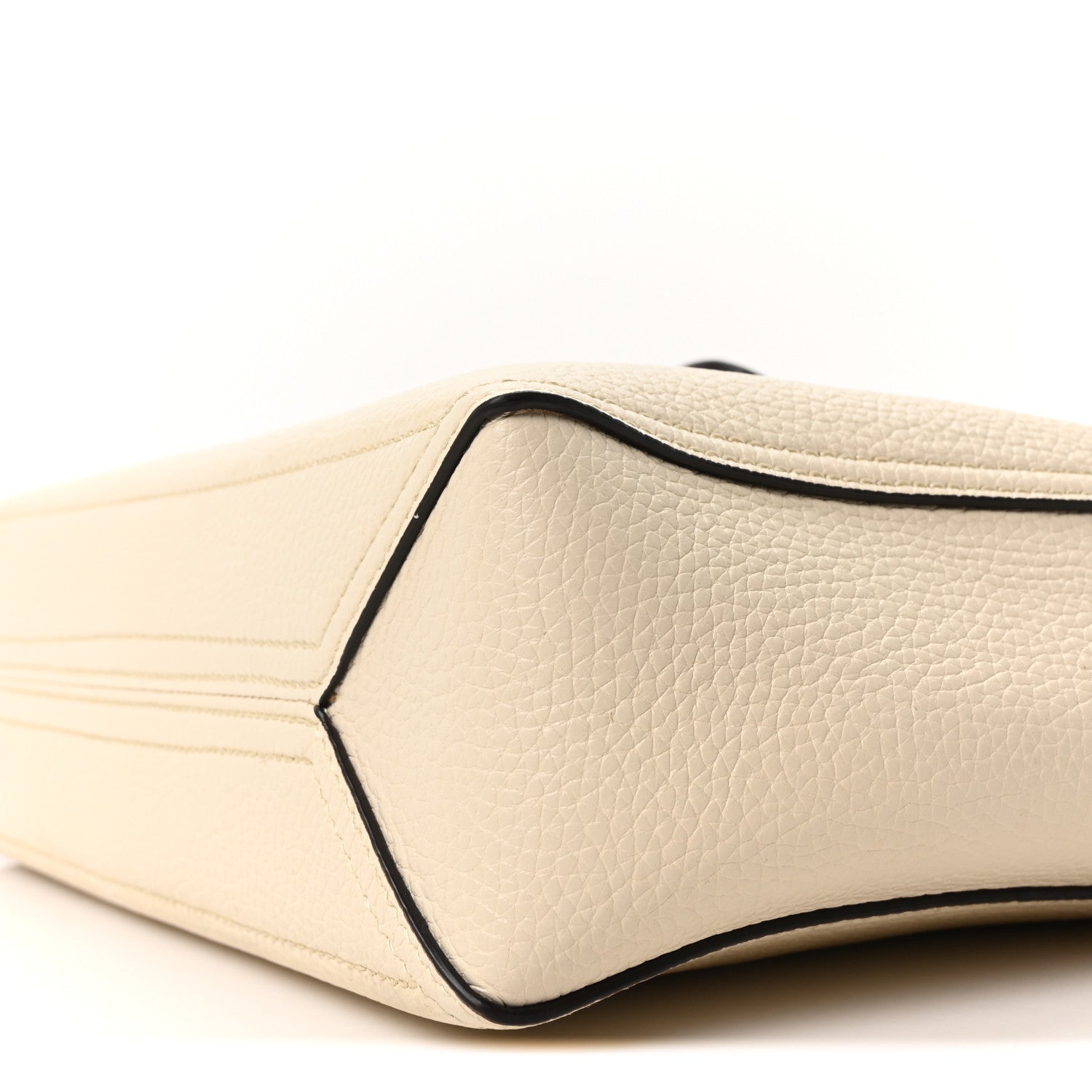 New Sakai Calfskin Lux Small Dahlia Tote Mystic White