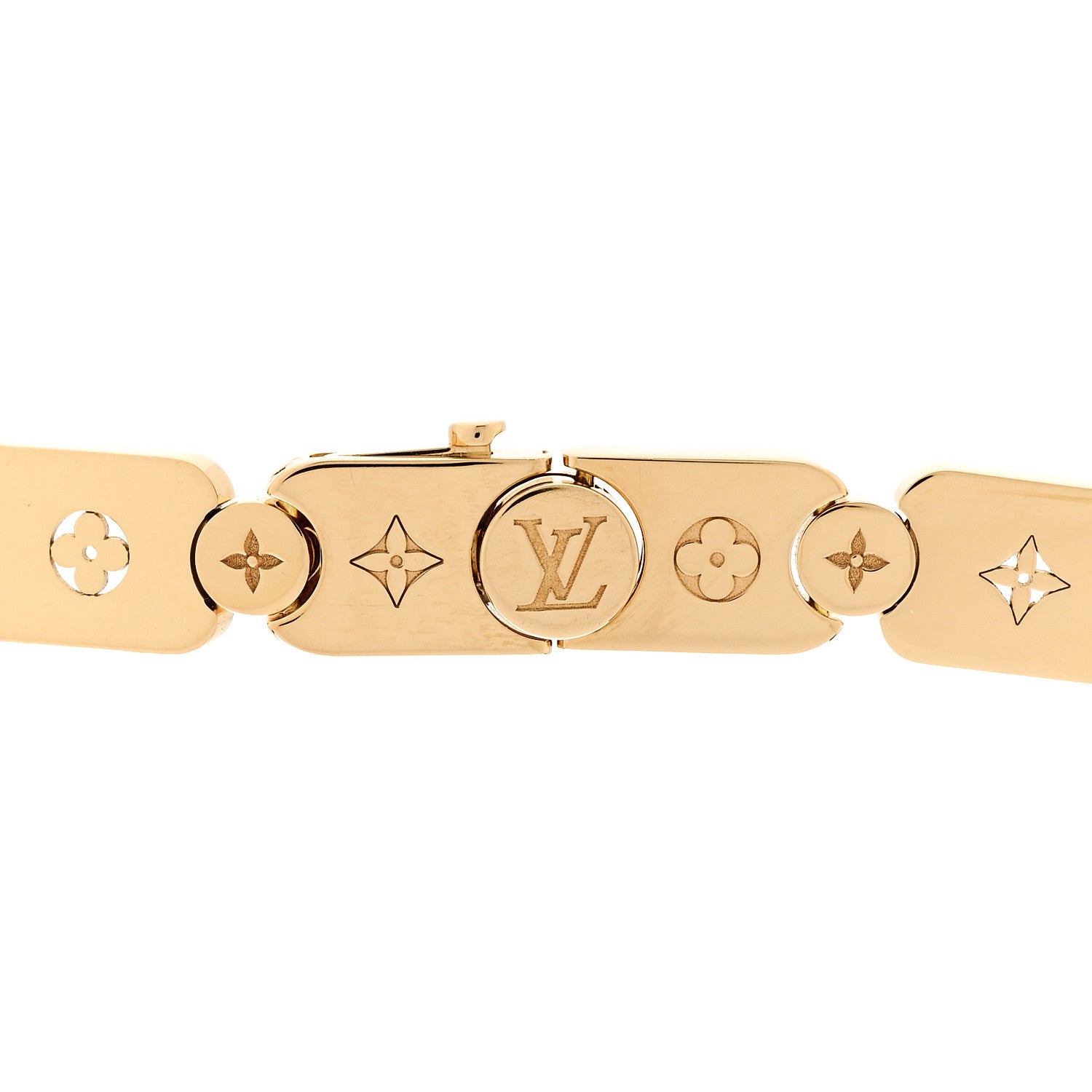 18K Yellow Gold Les Gastons Vuitton Gourmette Necklace