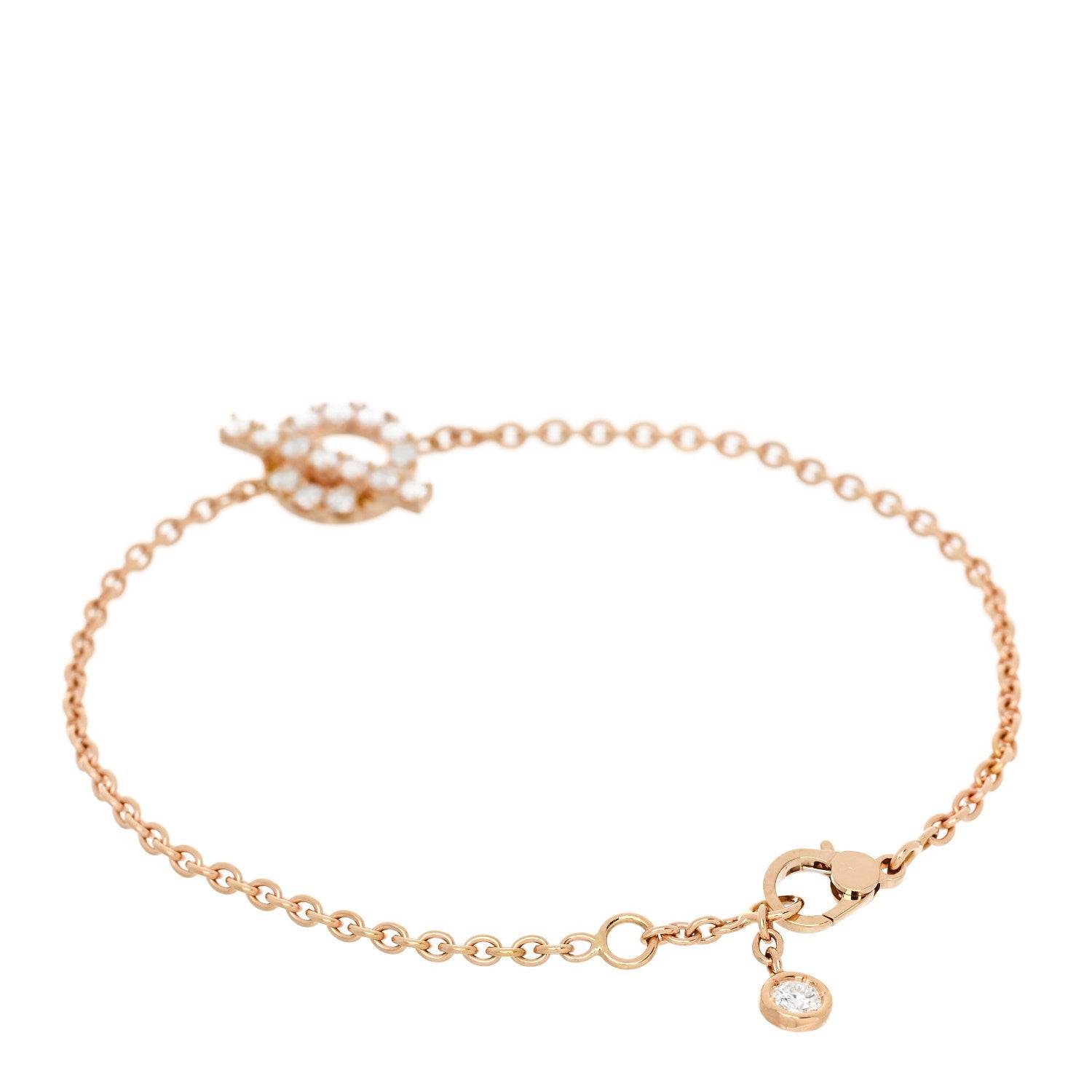 18K Rose Gold Diamond Finesse Bracelet ST
