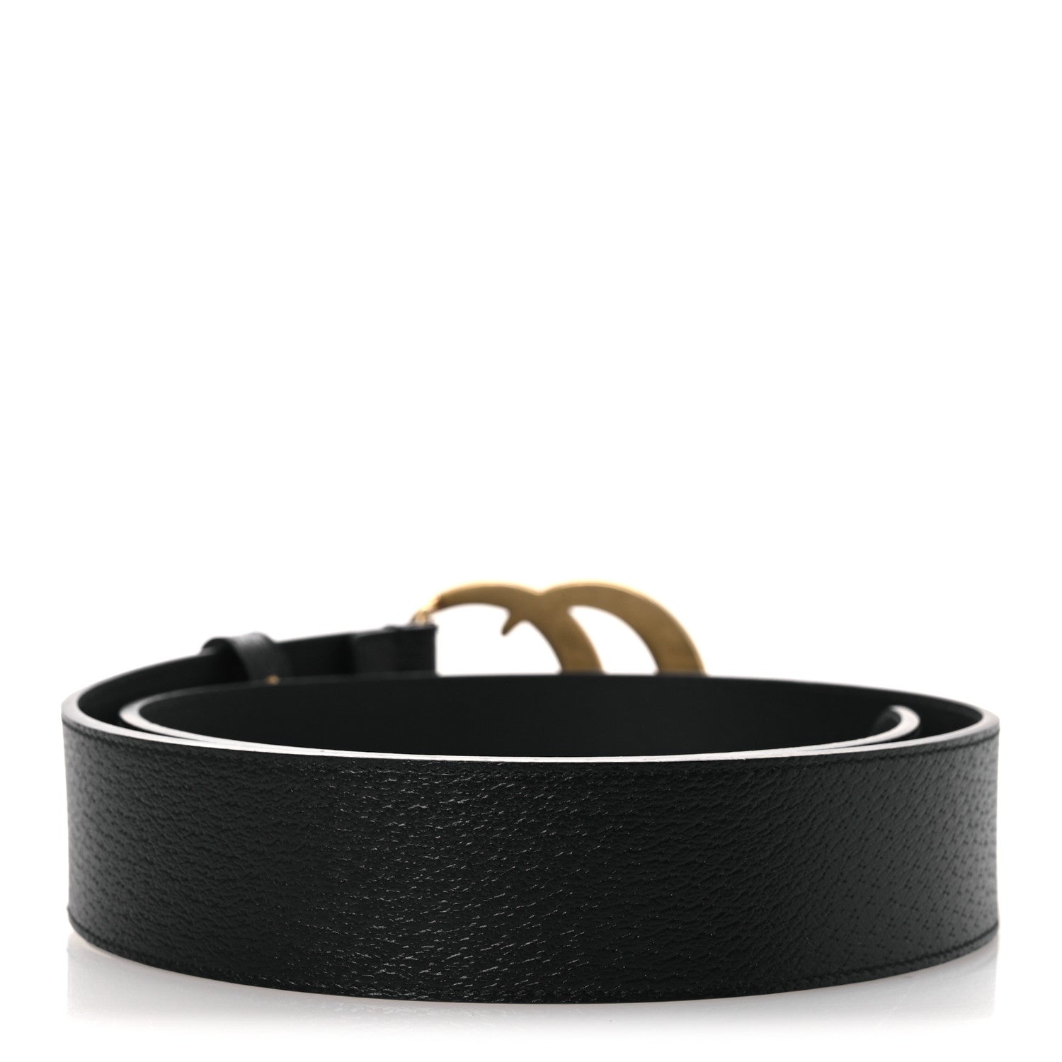 Textured Calfskin Double G 40mm Belt 80 32 Black