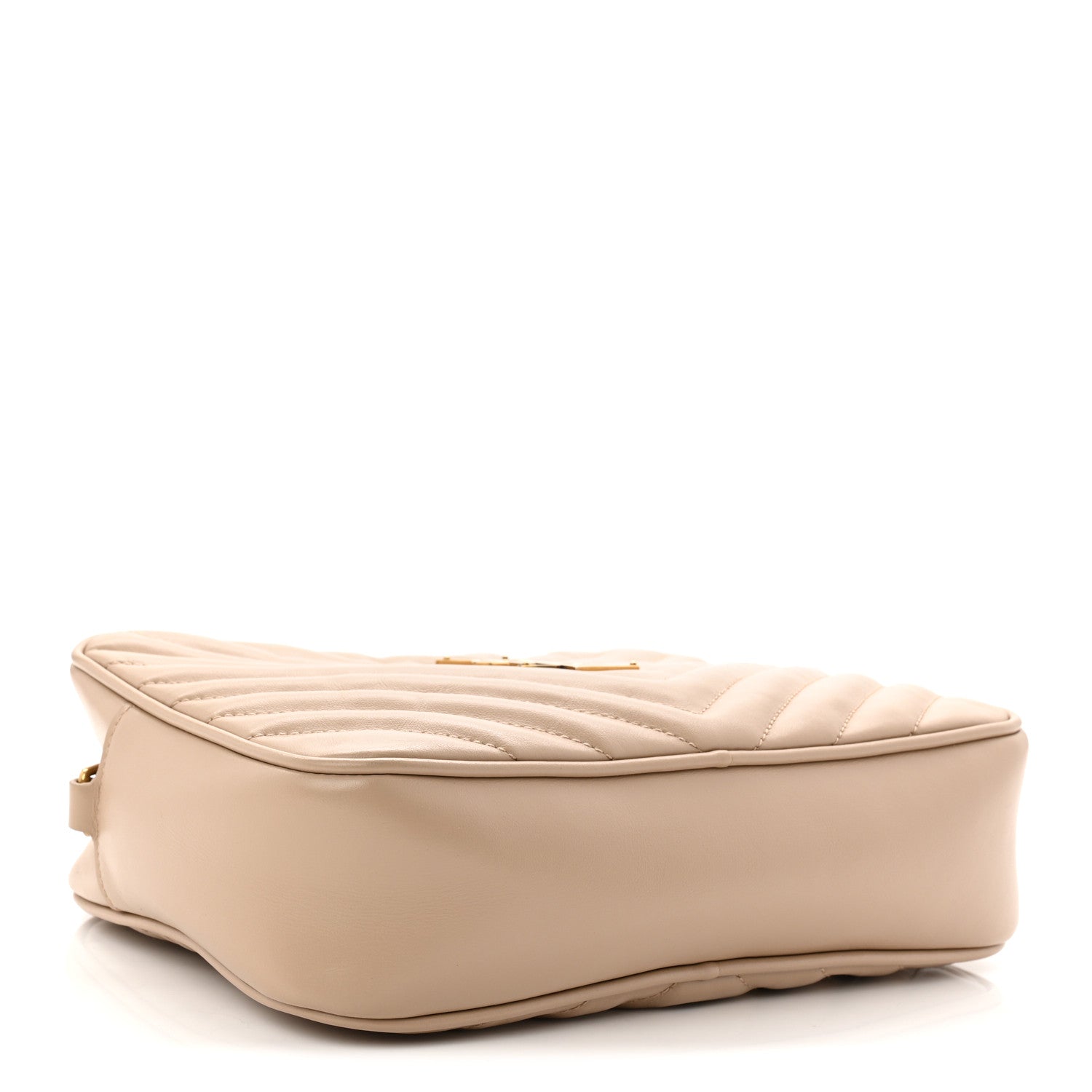Calfskin Matelasse Monogram Lou Camera Bag Dark Beige