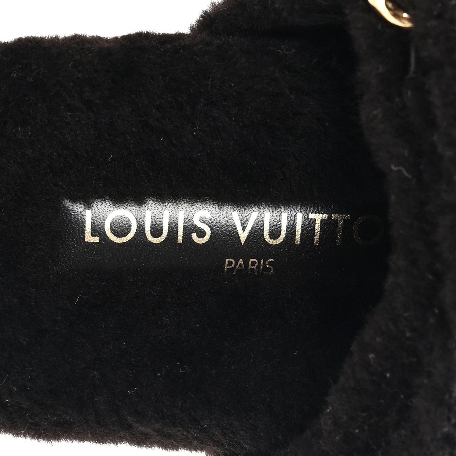 Shearling Monogram Giant LV Sunset Flat Comfort Mule 38 Brown