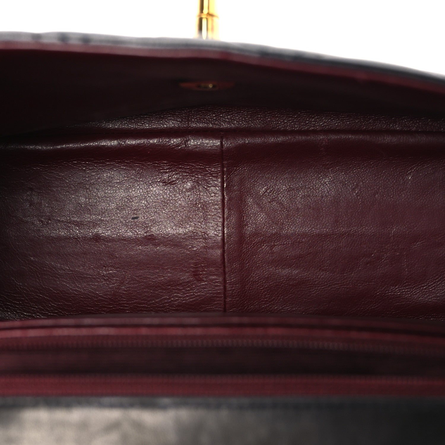 Lambskin Quilted Medium Single Flap Black