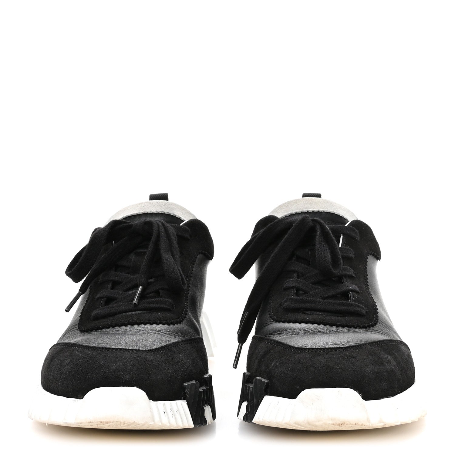 Goatskin Suede Goatskin Mens Bouncing Sneakers 43 Black