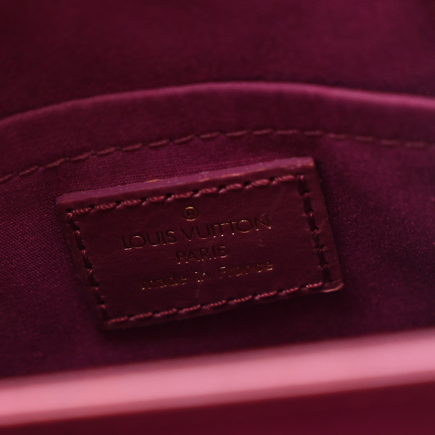 Monogram Denim Quilted Linda Fuchsia
