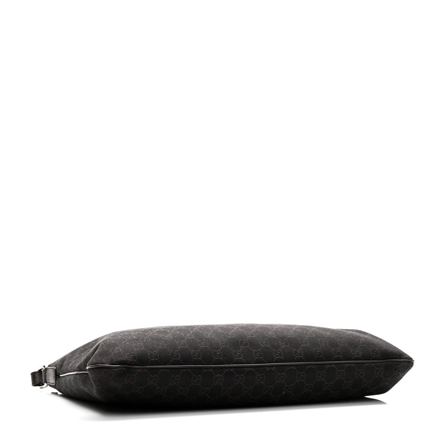 Nylon Monogram Messenger Bag  Dark Brown