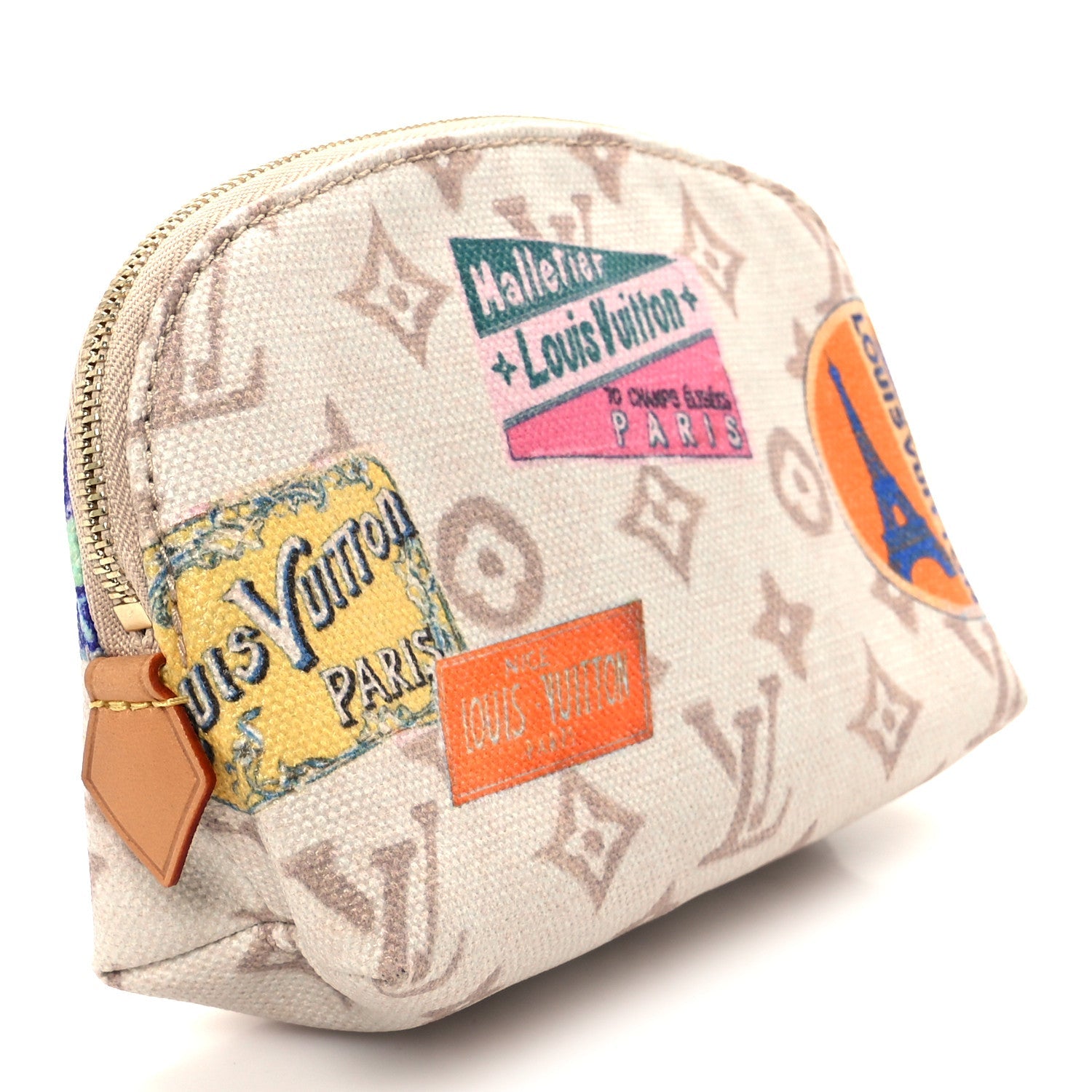 Monogram Flight Mode Cosmetic Pouch Dune