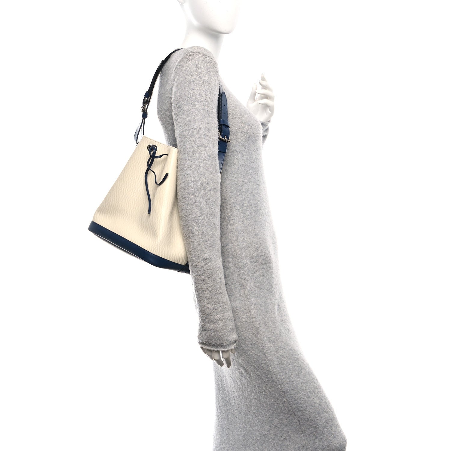 Epi Petit Bi-Color Noe Ivory Indigo